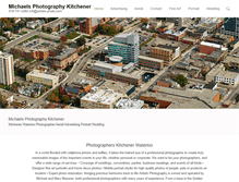 Tablet Screenshot of michaelsphotographykitchener.com